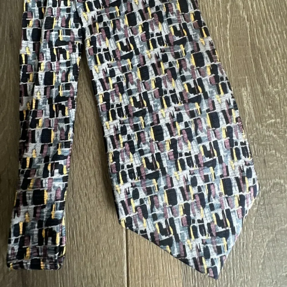 Cocktail Collection Wine As Seen Under Microscope Silk Necktie Mens Vintage